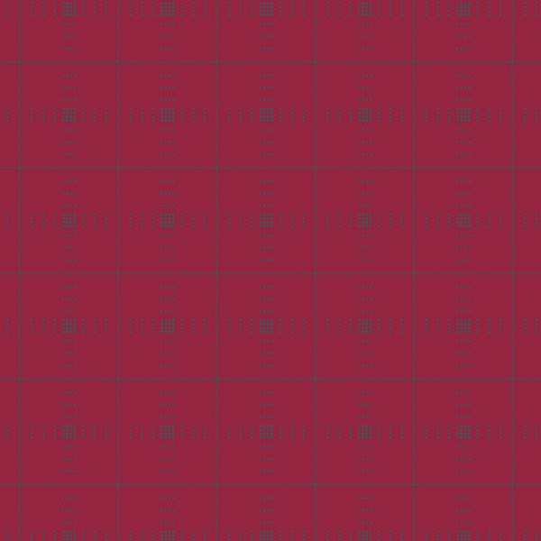 Plaid Woven Yarn-Dye Dobby - Ruby