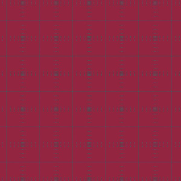 Plaid Woven Yarn-Dye Dobby - Ruby