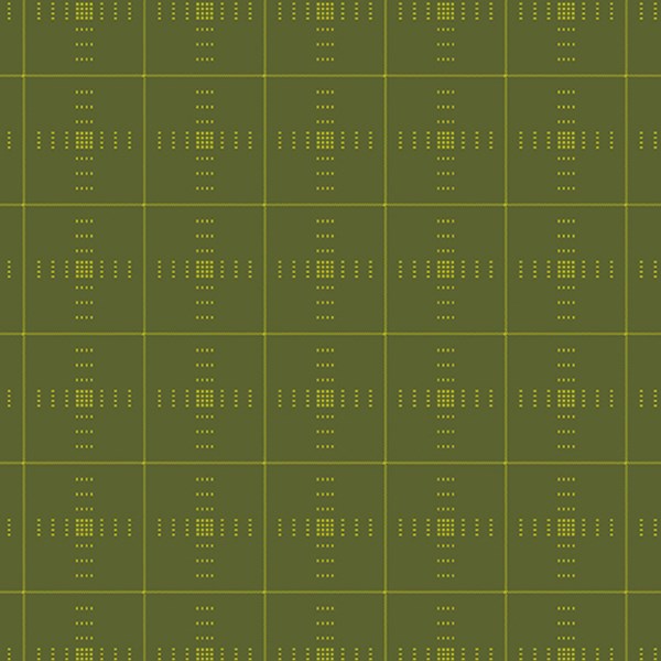 Plaid Woven Yarn-Dye Dobby - Olive