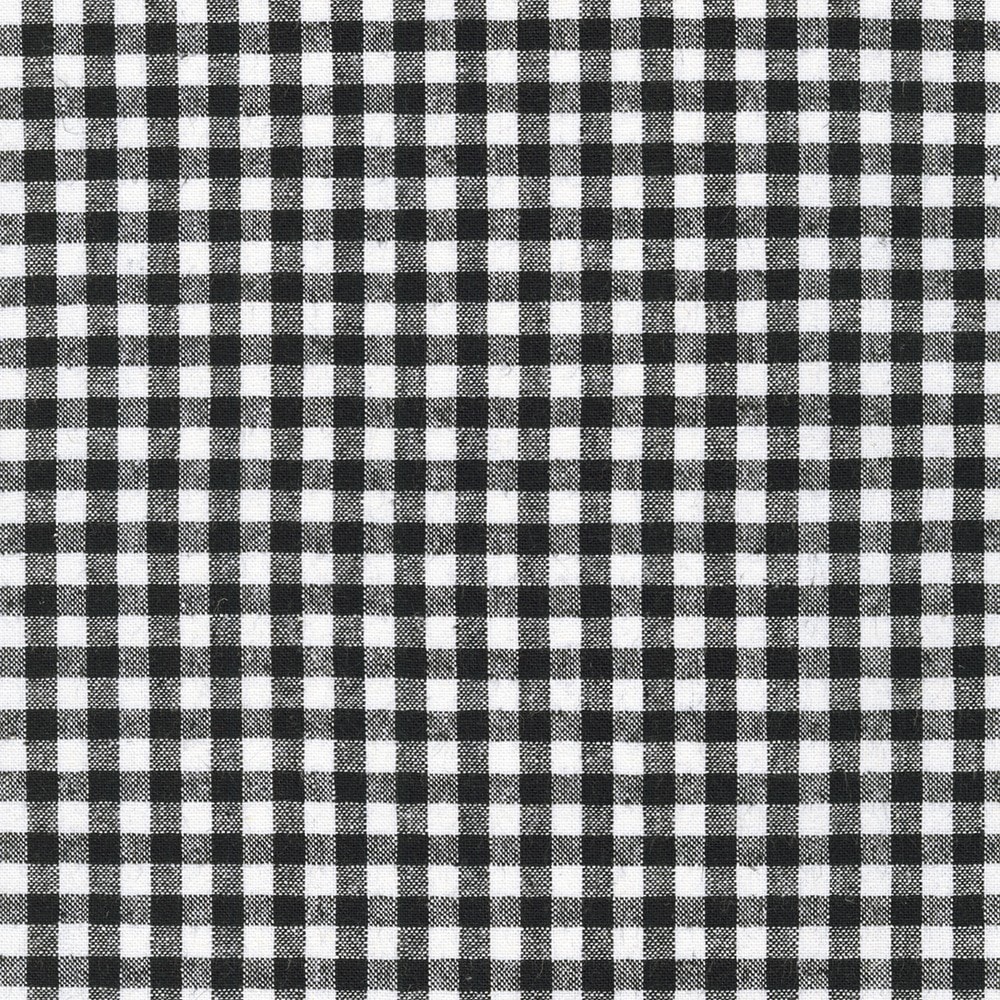 Plaid Yarn Dyed Woven - Black