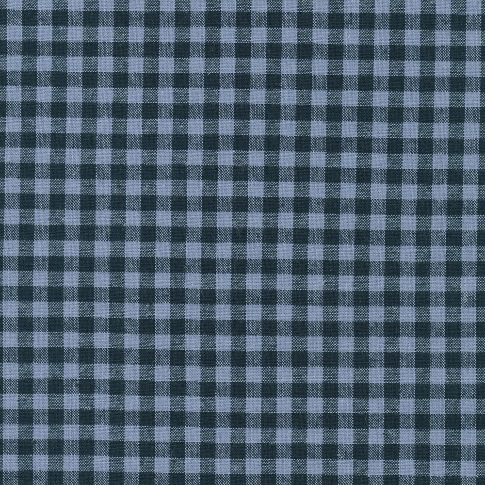 Plaid Yarn Dyed Woven - Denim