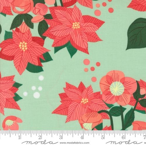 Poinsettia Floral - Mint