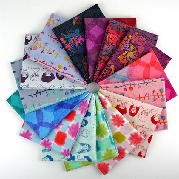 Portraits Long Distance Fat Quarter Bundle