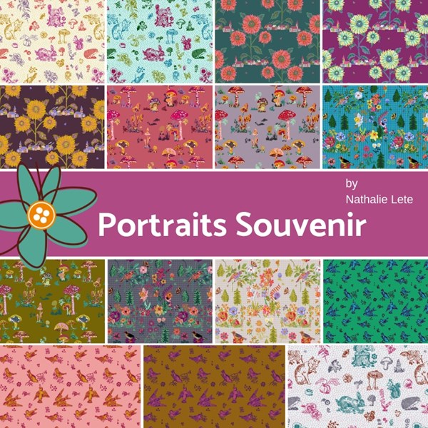 Portraits Souvenir Fat Quarter Bundle