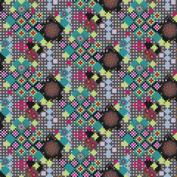 Postage Due - Kaleidoscope - 5 YARDS