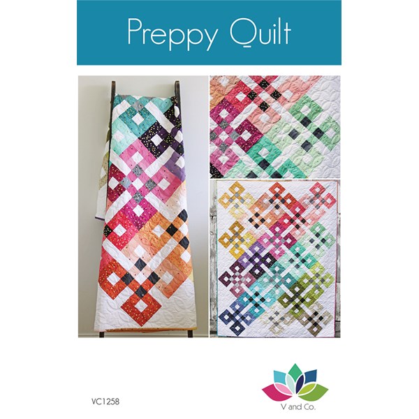 Preppy Quilt Pattern by V and Co