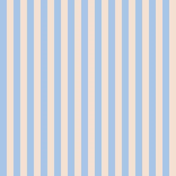 Primavera Cabana Stripe - Periwinkle