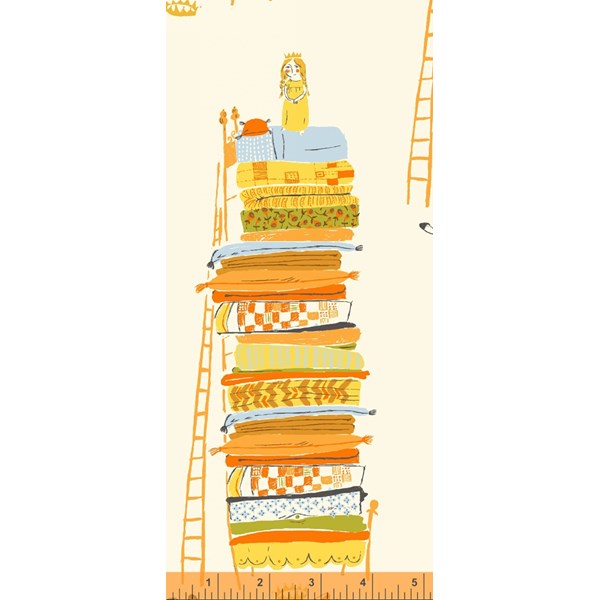 Princess and the Pea in Orange