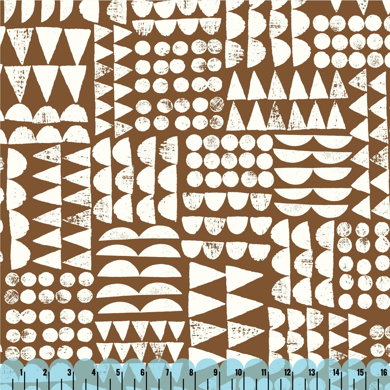 Print Patch CANVAS - Brown