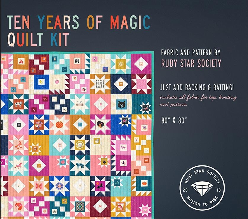 Projects With A Purpose Ten Years of Magic Quilt Kit | Ruby Star Society