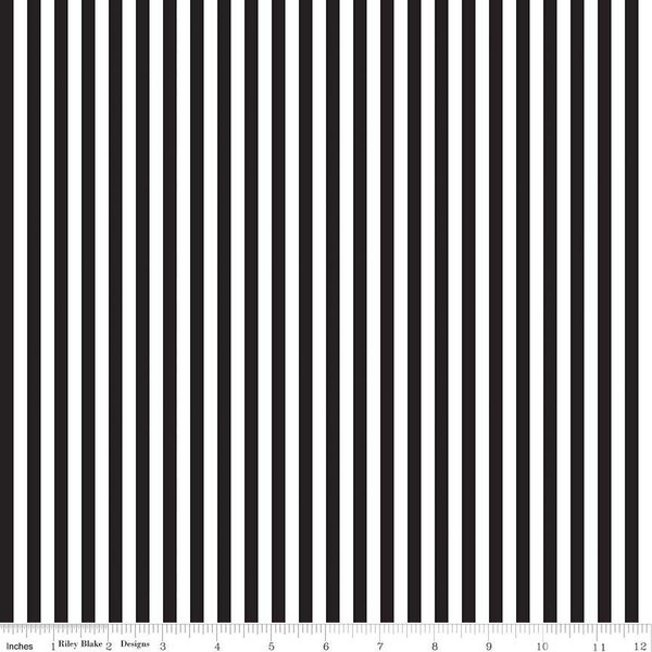 1/4" Stripe - Black