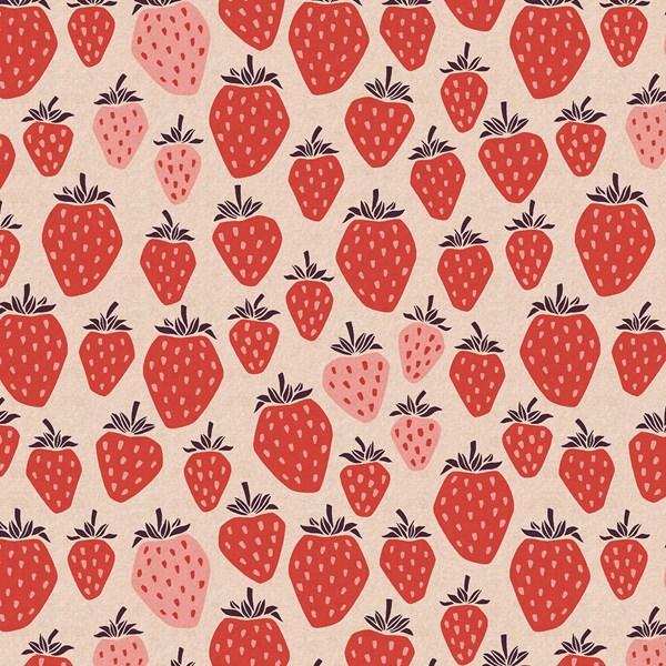Queen of Berries CANVAS - True Red
