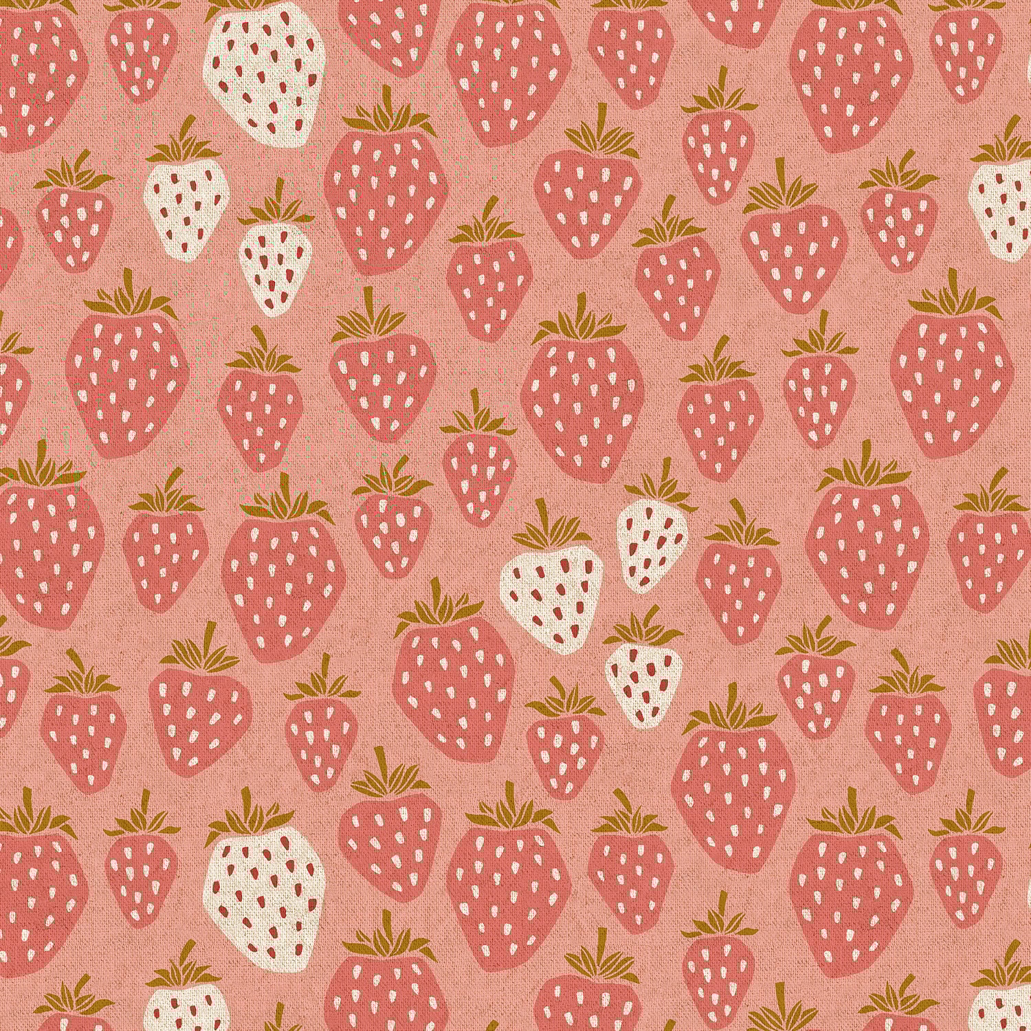 Queen of Berries - Flushed Unbleached CANVAS