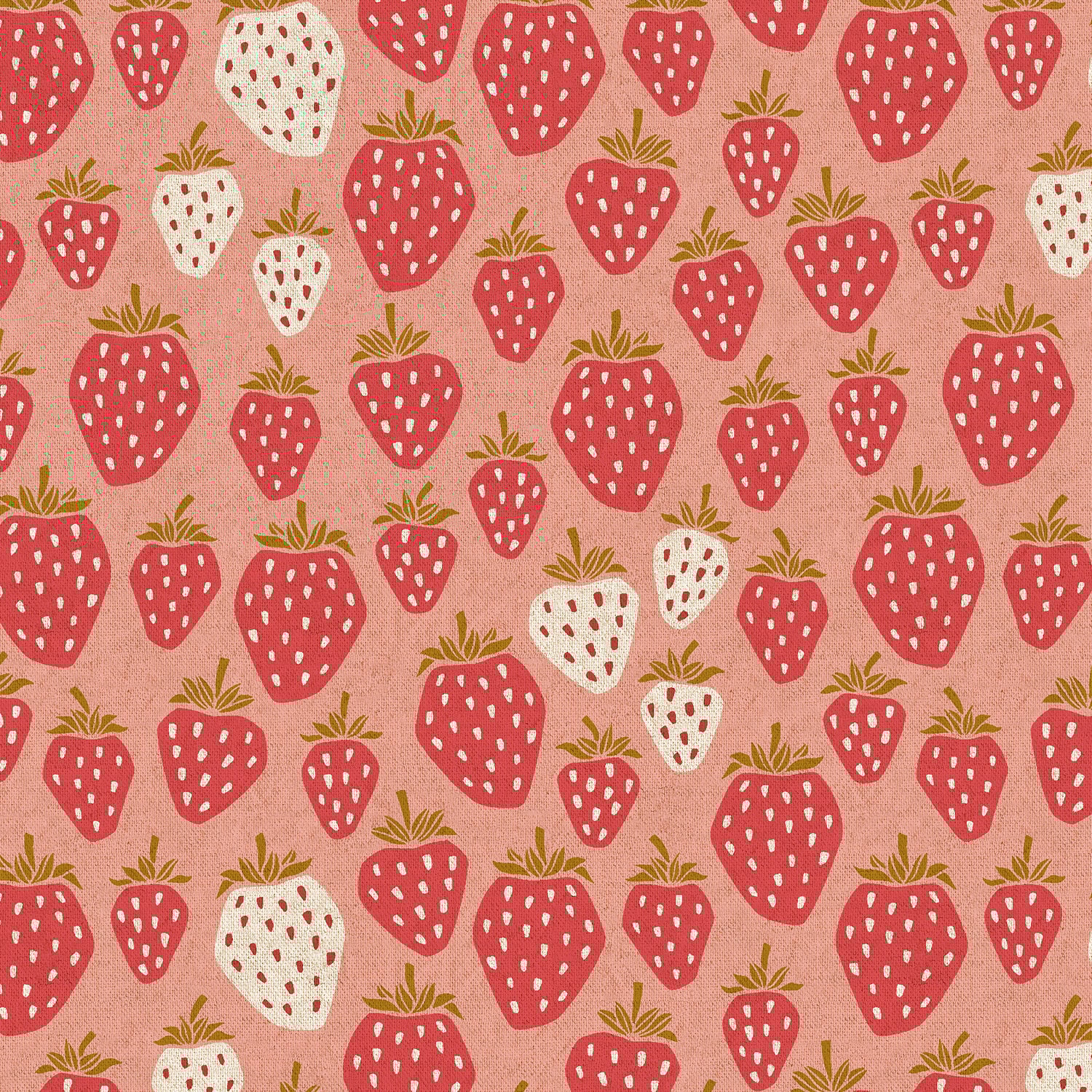 Queen of Berries - Queens Red Unbleached CANVAS
