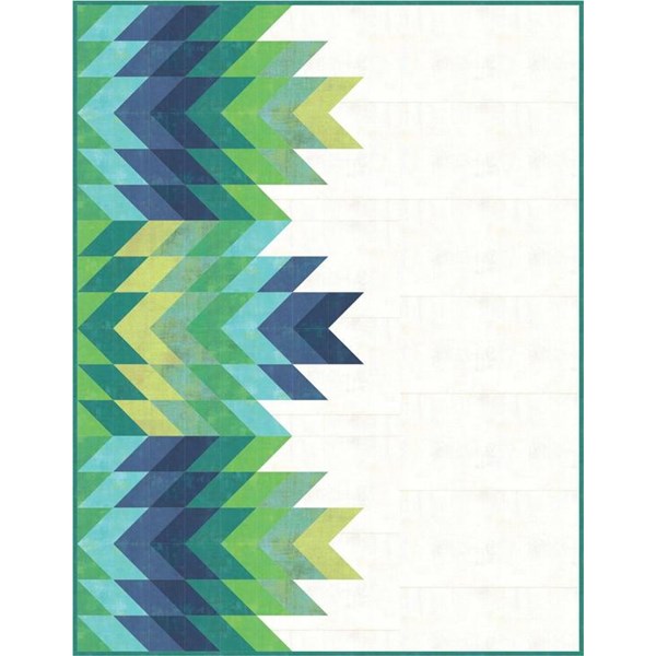 Quill Quilt Kit in Cool