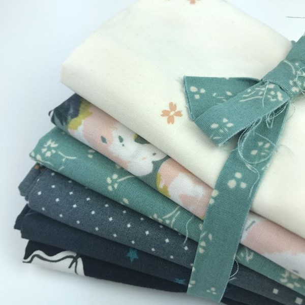 Quiltcon Mini Bundles - 6 FQS - Art Gallery Teal/Green