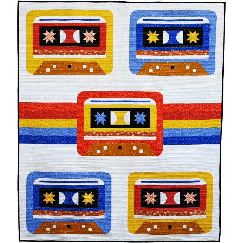 Radical Cassettes Quilt Pattern | Love Sew Modern