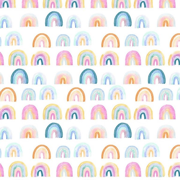 Rainbows Minky