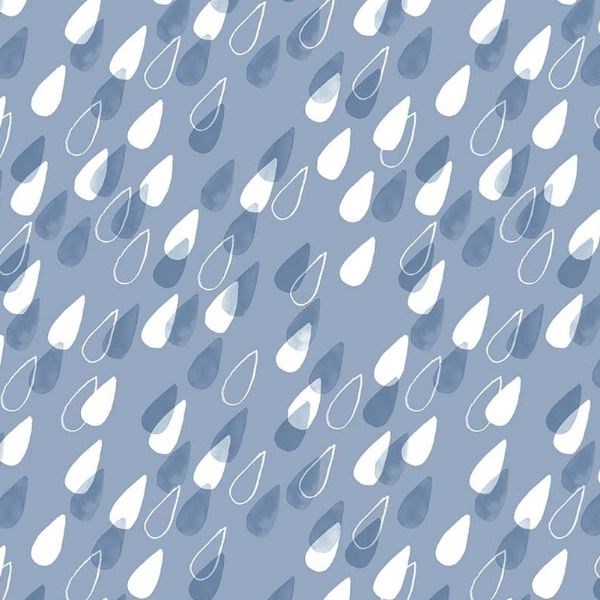 Raindrops in Blue