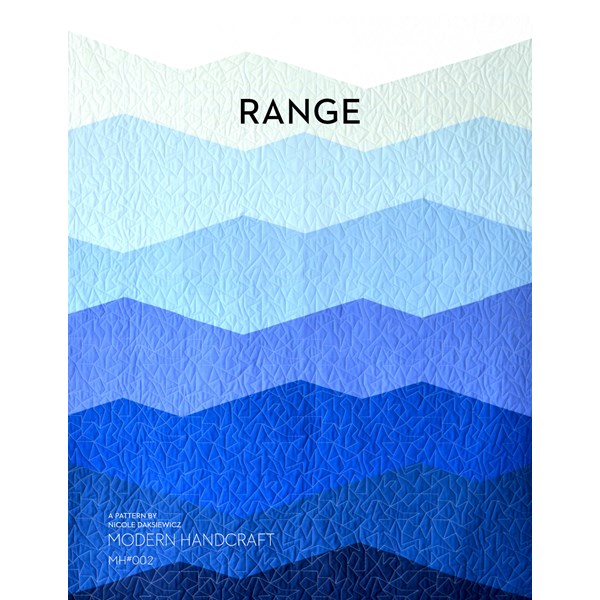 Range Quilt Pattern by Nicole Daksiewicz of Modern Handcraft