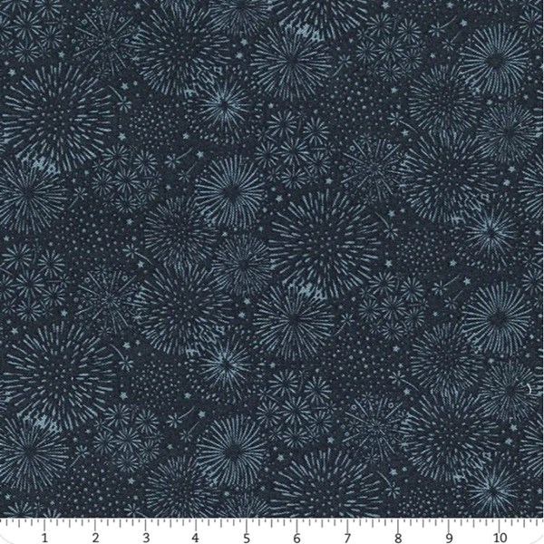 Red, White and True Burst - Navy