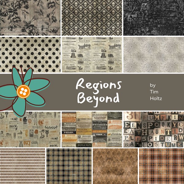 Regions Beyond Half Yard Bundle | Tim Holtz | 13 SKUs