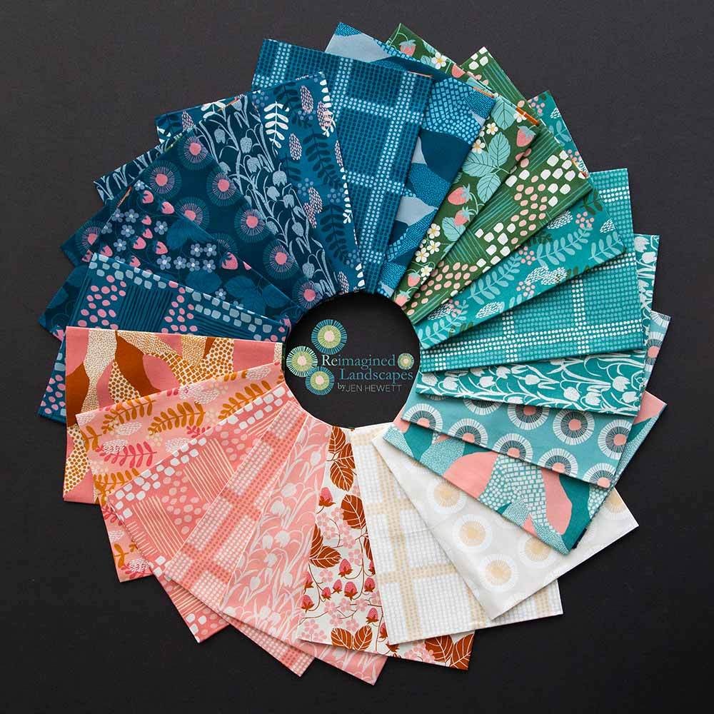 Reimagined Landscapes Fat Quarter Bundle | Jen Hewett | 22 FQs