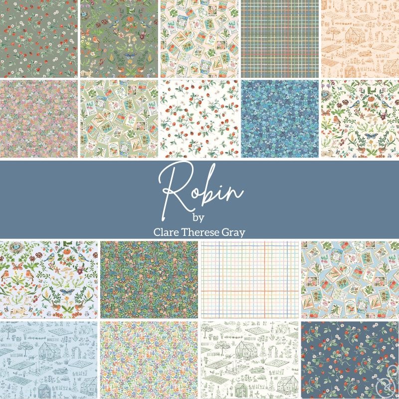 Robin Fat Quarter Bundle | Clare Therese Gray | 17 FQs