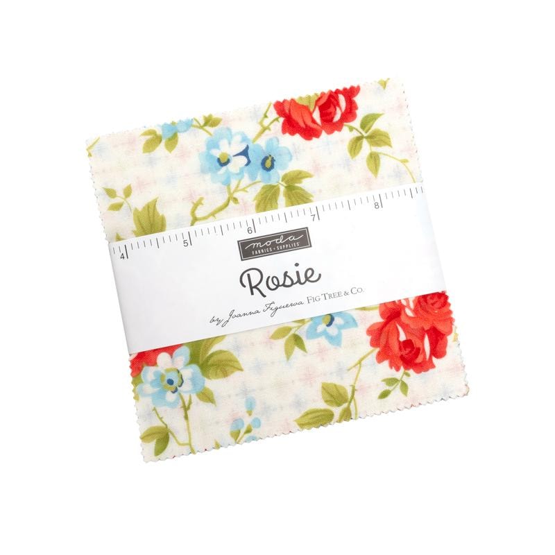 Rosie Charm Pack | Fig Tree & Co. | 42 - 5" Squares