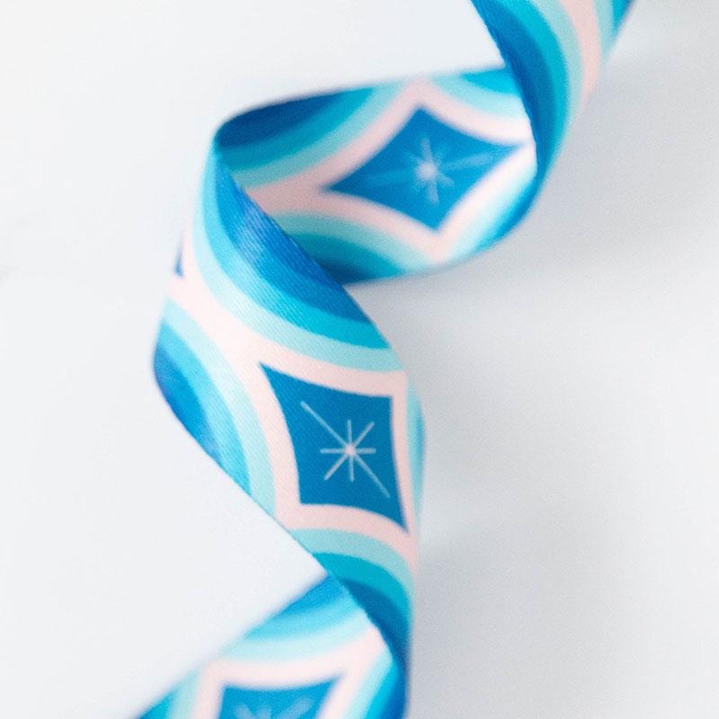 Ruby Star Society Webbing - 1.5" - Rattan - Teal
