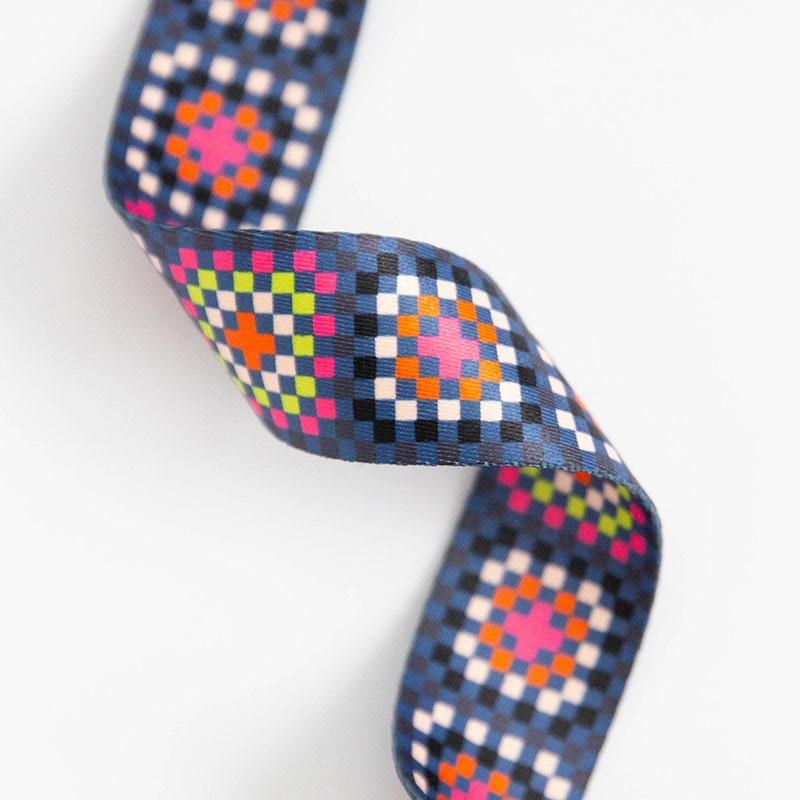 Ruby Star Society Webbing - 1.5" - Granny Square - Night