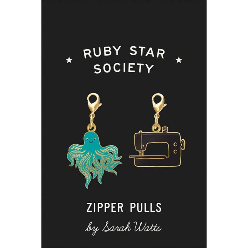 Ruby Star Society Zipper Pulls - Sarah Watts