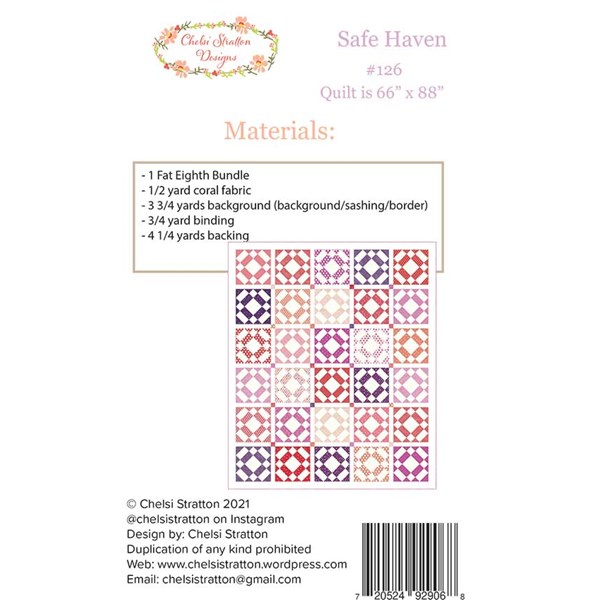 Safe Haven Quilt Pattern | Chelsi Stratton Designs