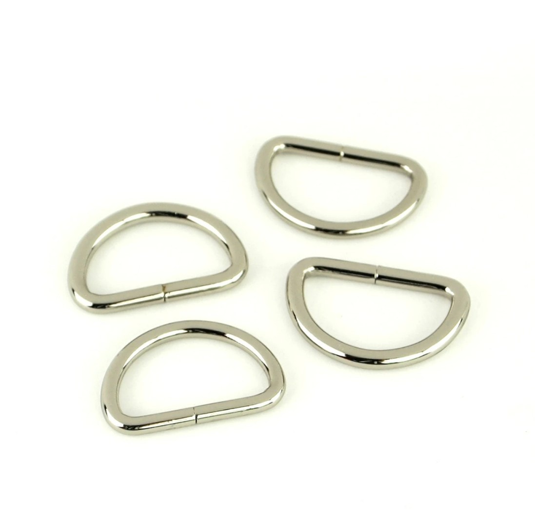 Sallie Tomato 1" D-Rings - Nickel