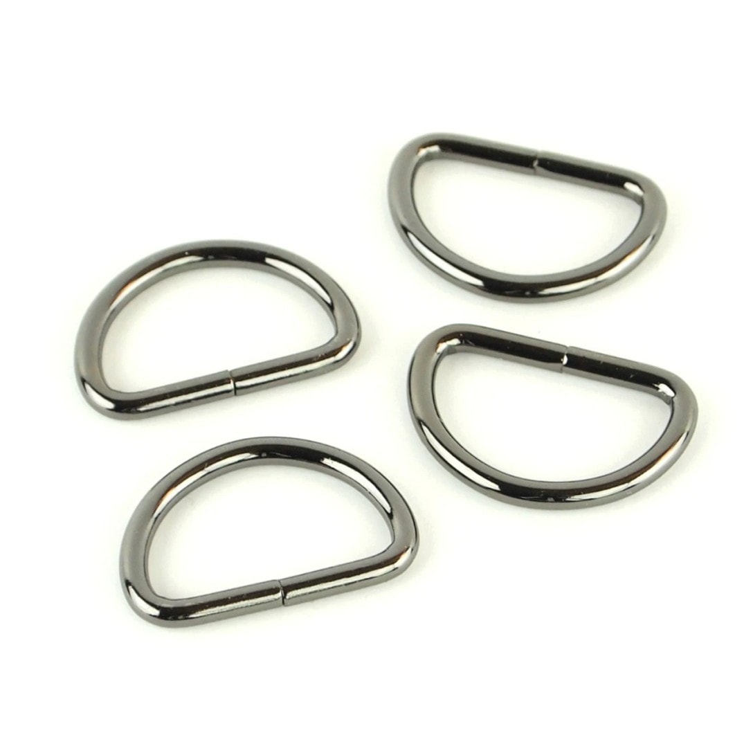 Sallie Tomato 1" D-Rings - Gunmetal