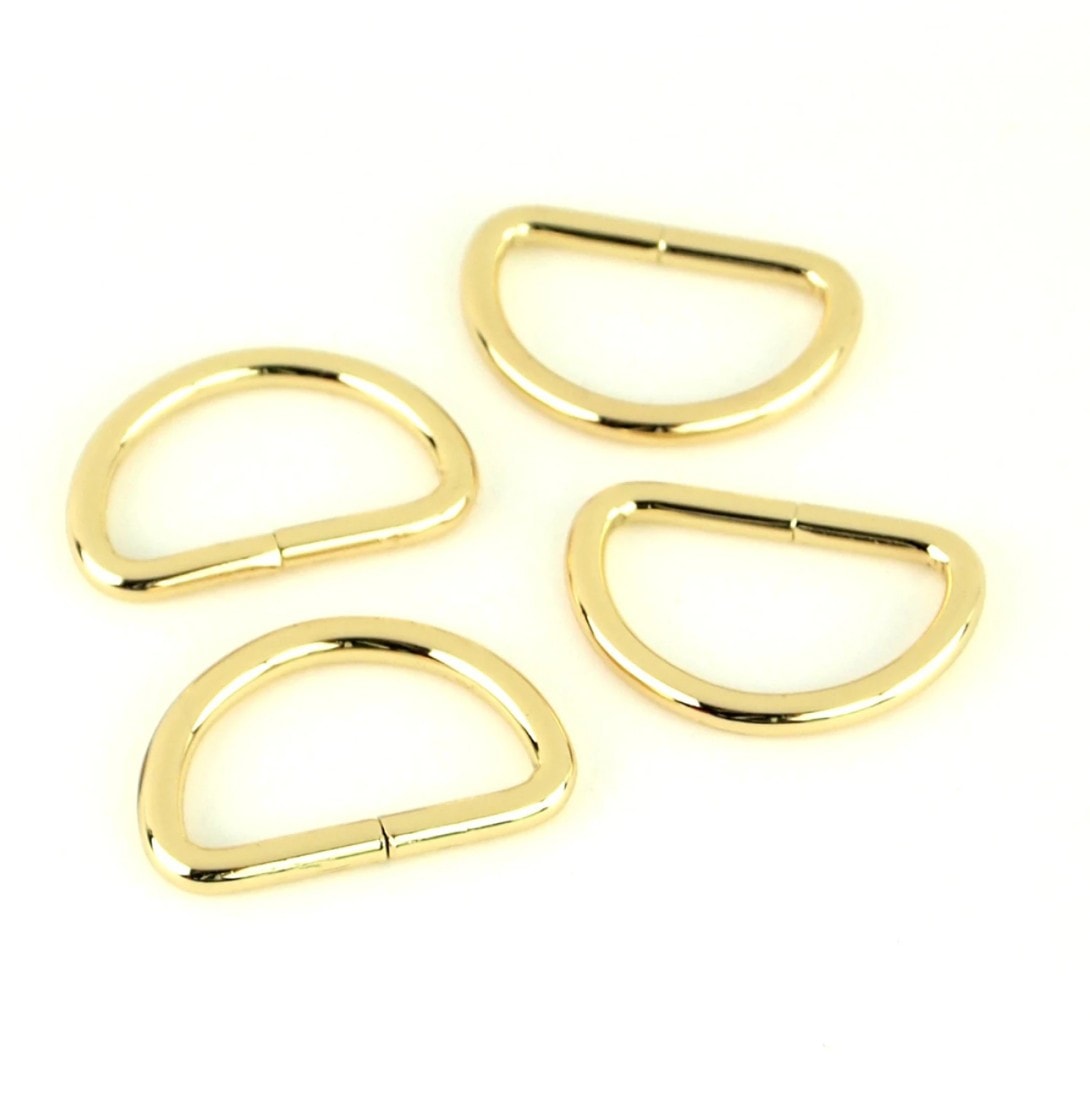 Sallie Tomato 1" D-Rings - Gold