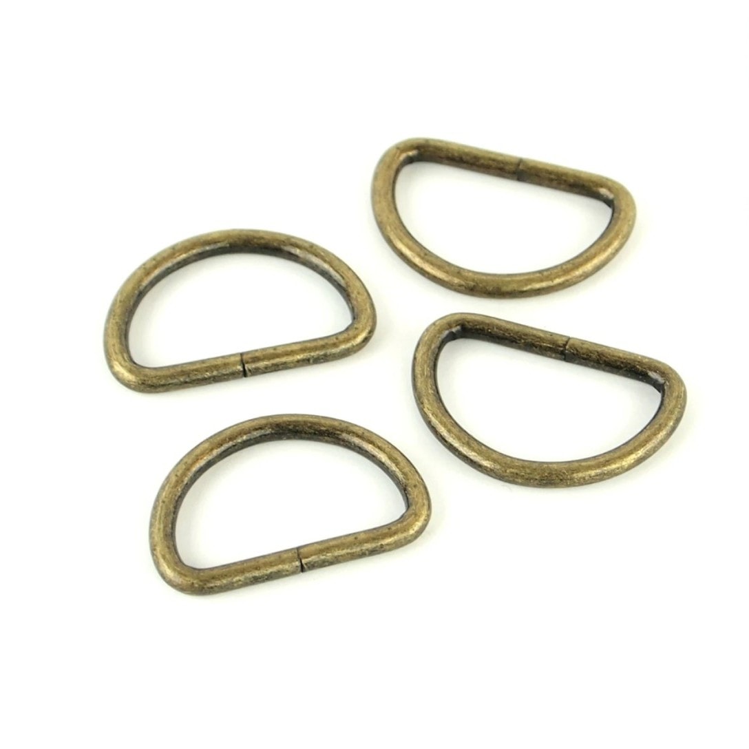 Sallie Tomato 1" D-Rings - Antique
