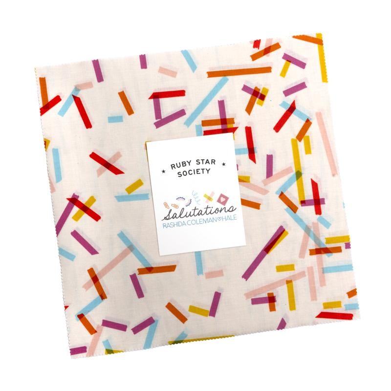 Salutations Layer Cake | Rashida Coleman-Hale | 42 PCs