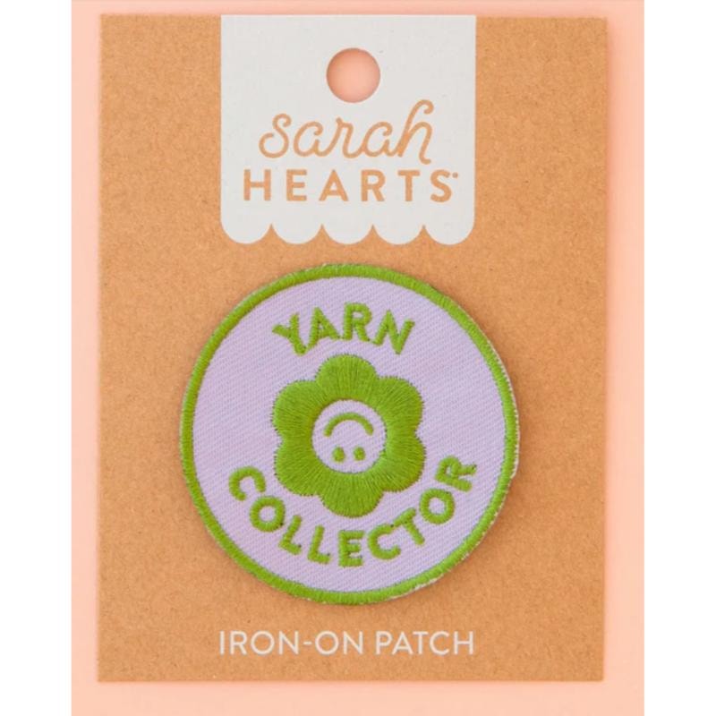 Sarah Hearts Iron On Patches | Sarah Hearts - Yarn Collector
