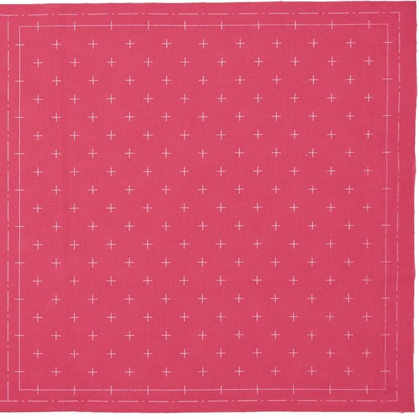 Sashiko Pre-Printed Cloth - Kasuri Rose