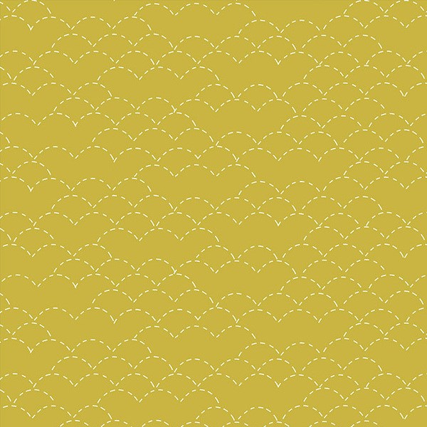 Sashiko Stitches - Yolk Yellow
