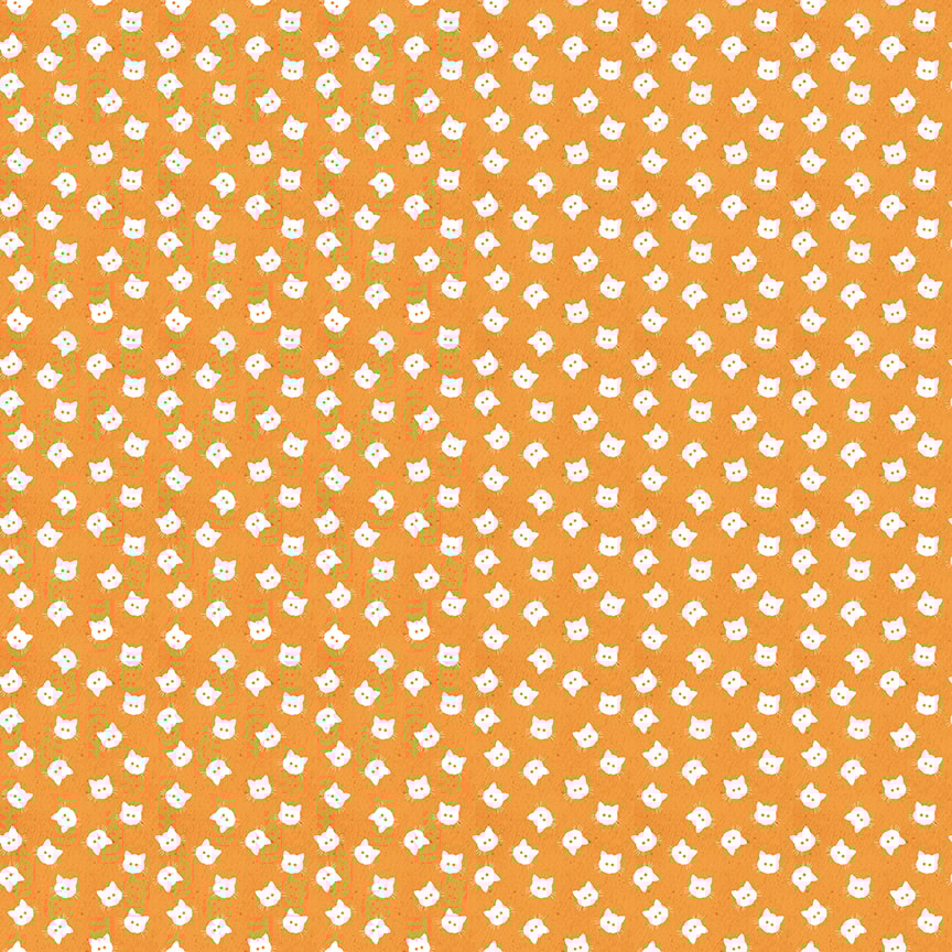 Scaredy Cat Buttons - Orange