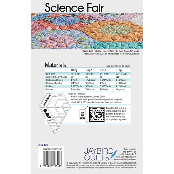 Science Fair Quilt Pattern