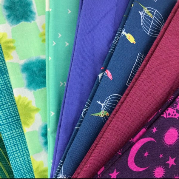 Scrap Quarter Yard Bundle - Cool