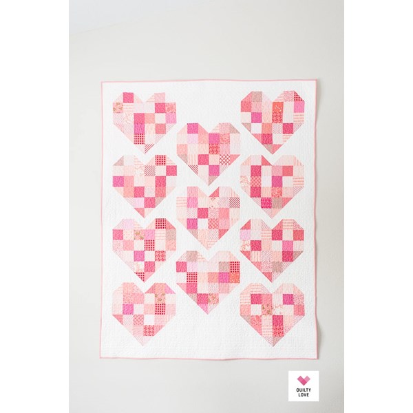 Scrappy Hearts Pattern | Quilty Love