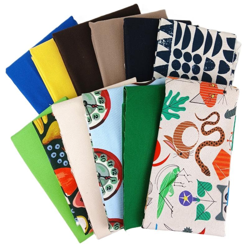 Scraptastic Quarter Yard Bundle - Assorted Canvas
