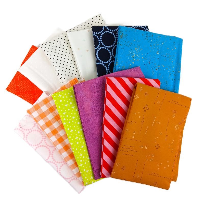 Scraptastic Quarter Yard Bundle - Blenders and Basics