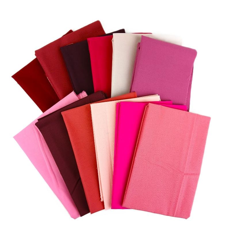 Scraptastic Quarter Yard Bundle - Wine Solids