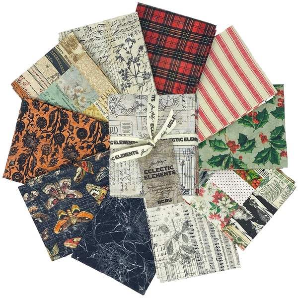 Seasonal Palette Fat Quarter Bundle | Tim Holtz | 10 FQs