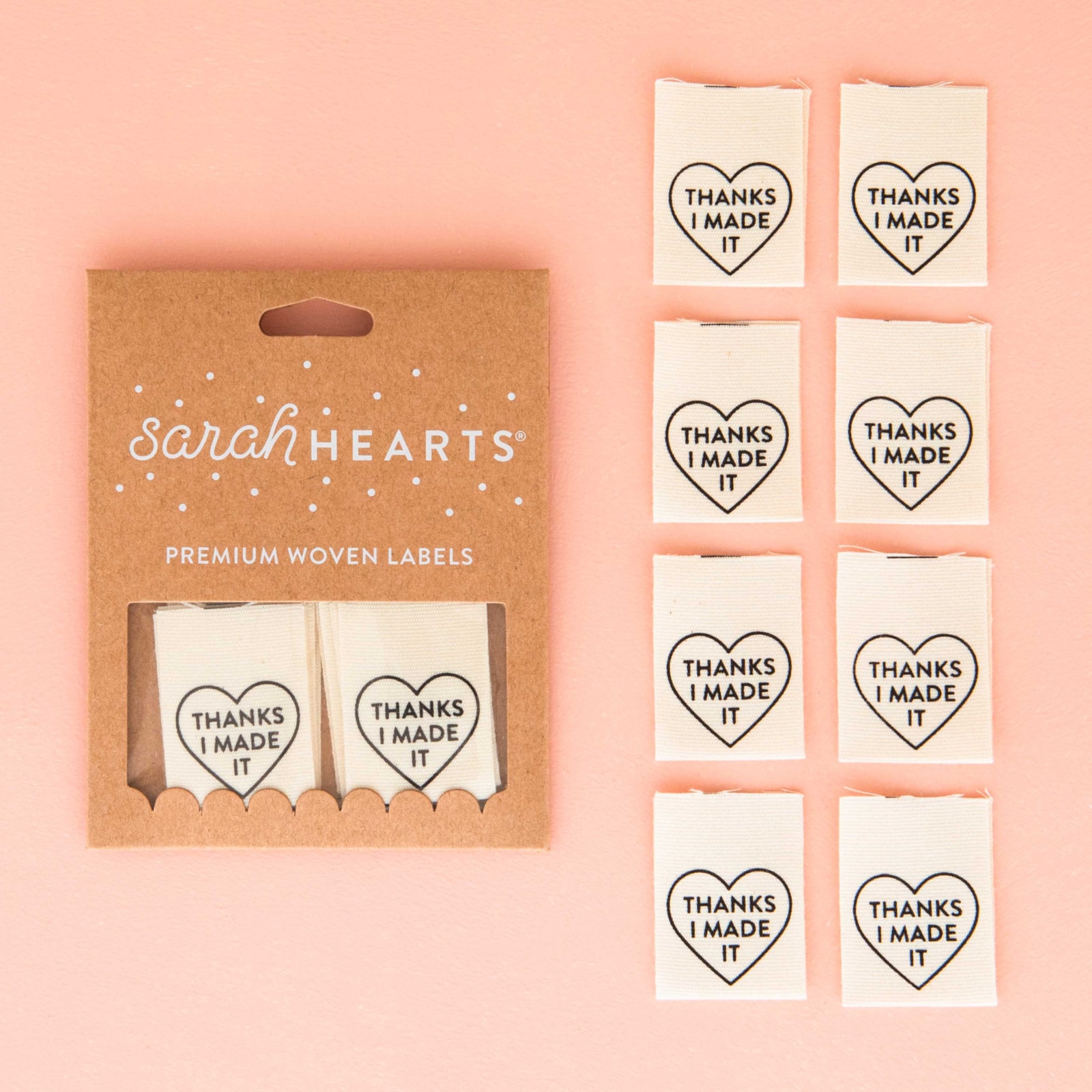 Sew In Labels | Sarah Hearts - Thank I Made It Heart